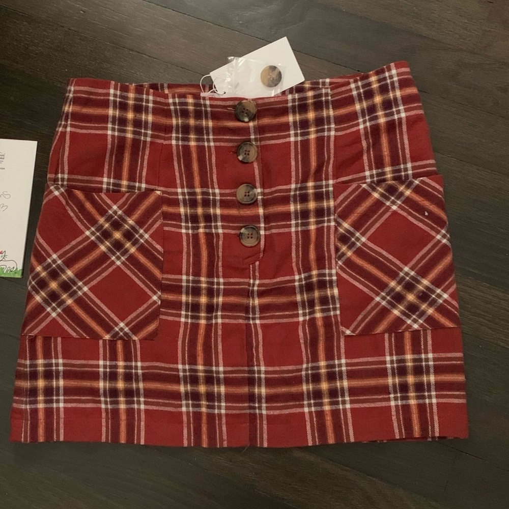Plaid skirt